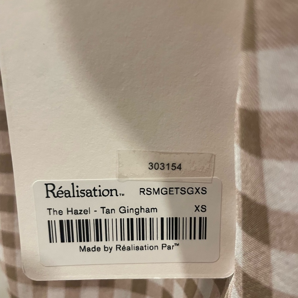 Realisation Par
THE HAZEL
in Tan Gingham - Picture 6 of 6